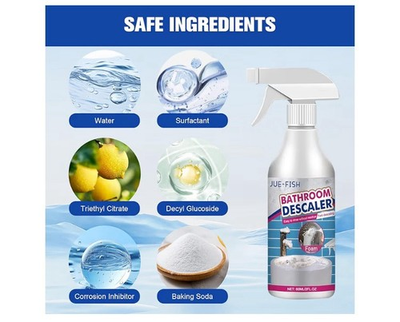 #ad #ad Jue Fish Bathroom Descaler Foam Spray 60 ml Fresh Clean Fast Acting Easy Use $14.50