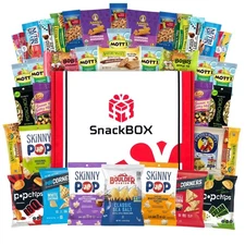 Healthy Snacks Assortment Care Package (40 Snacks)