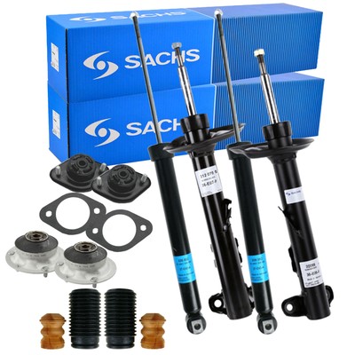 4x SACHS Stoßdämpfer + Domlager Rep-Satz für BMW E36 M-TECHNIK