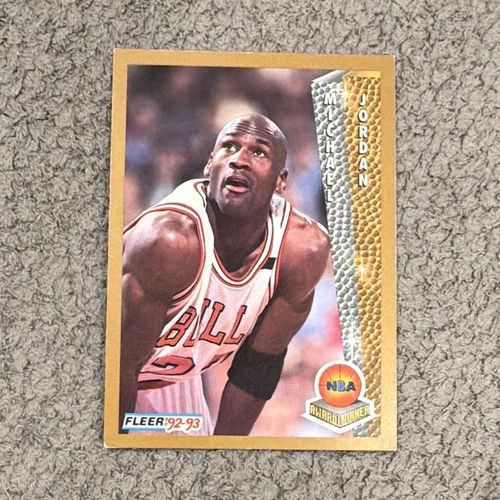 Fleer 1992-93 Michael Jordan Award Winner #246 Chicago Bulls Basketball Card
