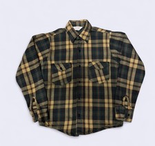 Vintage 1960s Frostproof Sanforized Flannel Button Down Long Sleeve Shirt