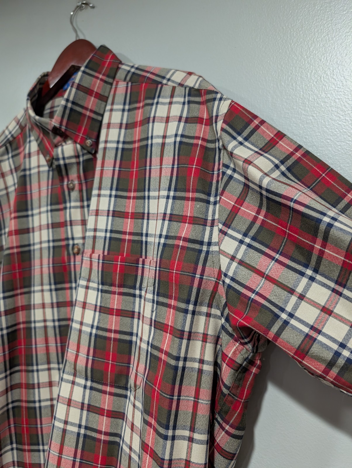 Pendleton 100% Wool Classic Plaid Button Down Shi… - image 17