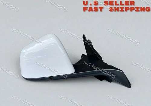 White Right Passenger Side Mirror for Tesla Model Y 2020 2021 2022 2023 2024