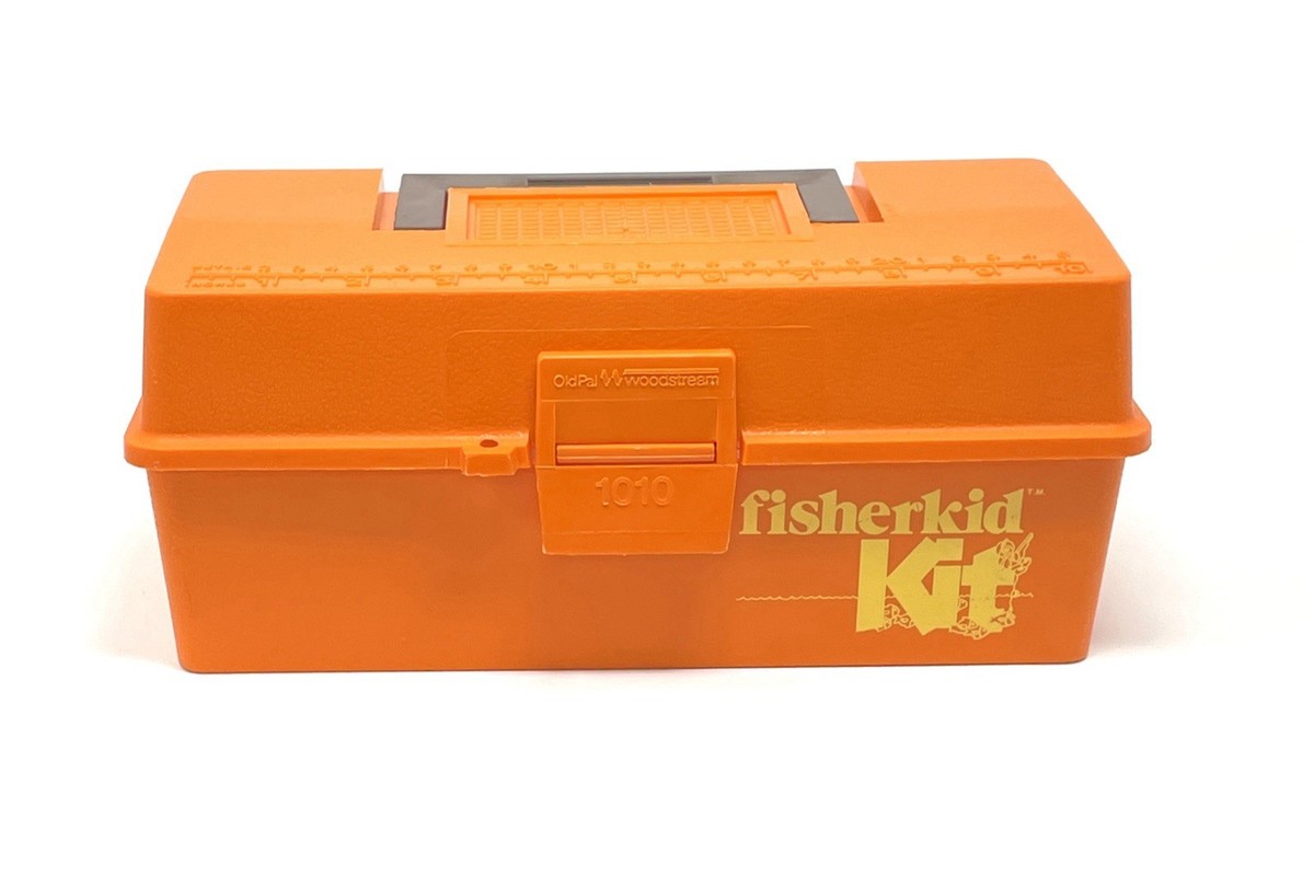 Vintage Fisherkid Kit Kids Fishing Tackle Box Orange | eBay Vintage Fisherkid Kit Kids Fishing Tackle Box Orange | eBay