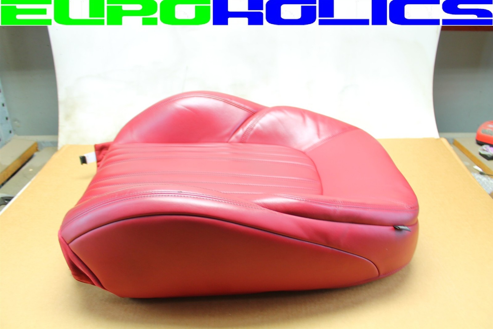 OEM Maserati M157 Ghibli 14-17 Left Front Driver Upper Seat Cushion RED Leather