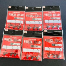 Wheel Head 1/16oz Wheel Head Jig Head Bass Fishing Mid-st FISHARROW