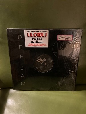 Ll Cool J - I M Bad, Get Down 12'' Vinyl 1987 Def Jam Shrink, Hype Sticker VG+