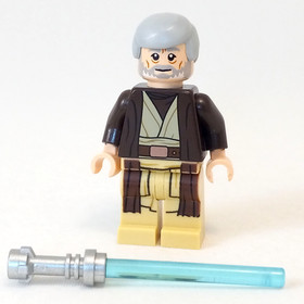LEGO Star Wars Obi Wan Kenobi Minifigure 75221 Hooded Coat 75159 75052 75173