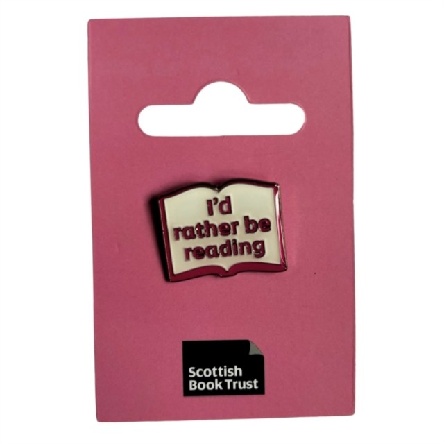 Id Rather Be Reading Pin Badge PAPERBACK 5065018036200
