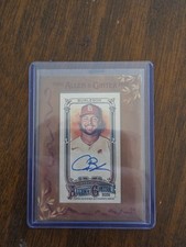 2025 Topps Allen & Ginter Alec Burleson Mini Framed Auto