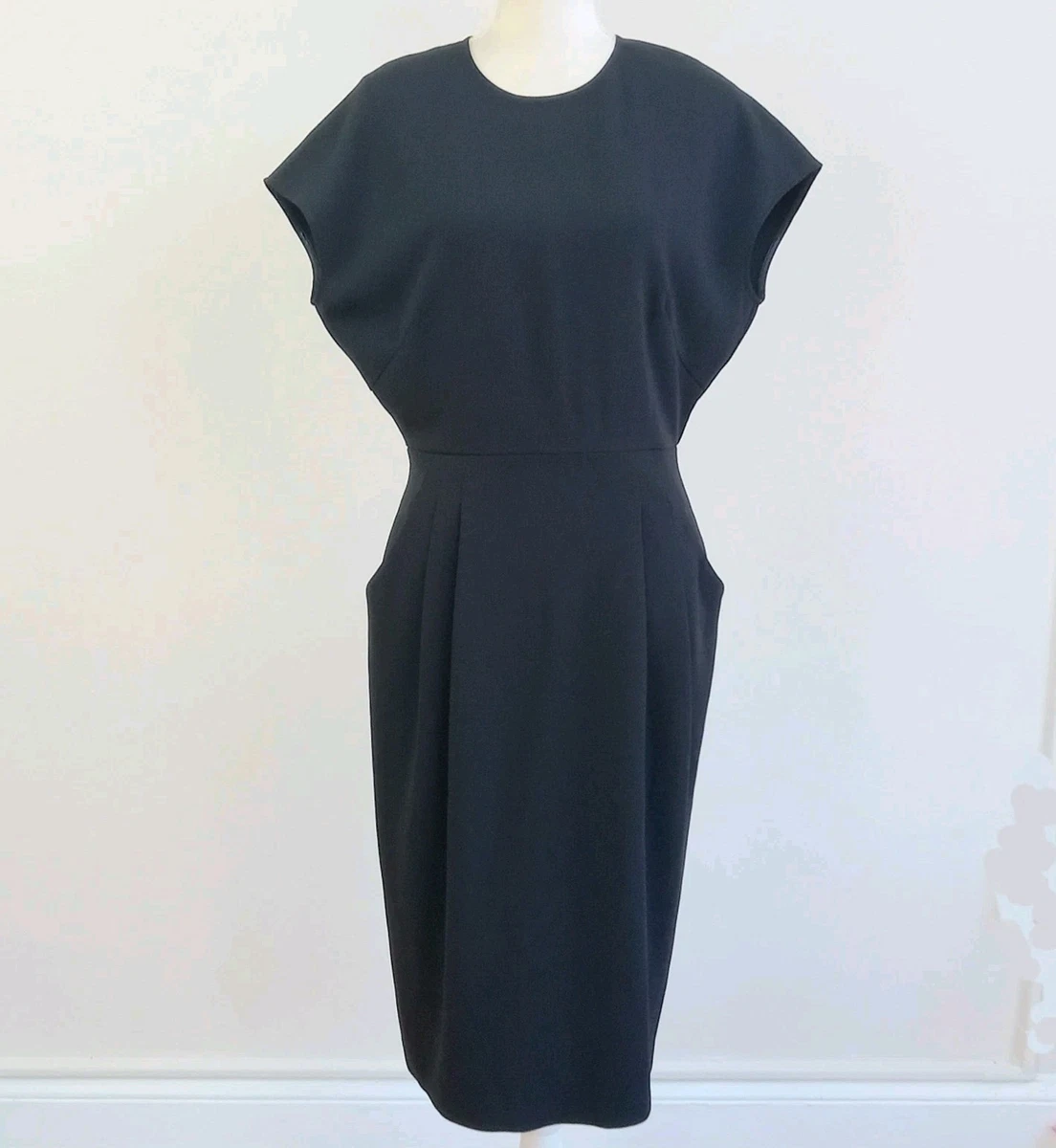 black halter dress wedding guest Halter A-Line Lace Up Black Sleeveless Wedding Guest Dress, Black / XL