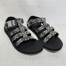 TEVA Original Dorado Black Grey Lavender Hiking Outdoor Sandals Sz. 9