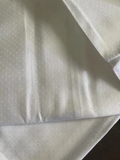 Tessitura Toscana Italy NWT 3pc Queen Duvet Set 100% Cotton Jacquard White