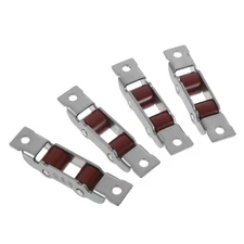 4 PCS Plastic Steel Door and Window Sliding Wheel Center Roller Guide Runner