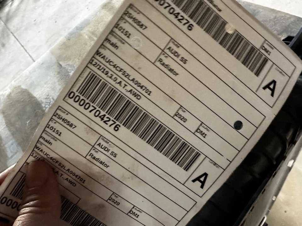 Radiator Main Fits 18-21 AUDI S5 2035567 Foto 2 de 2