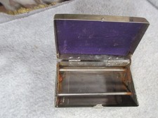 GILLETTE BOSTONIAN METAL TRAVEL BOX SILVER CO...