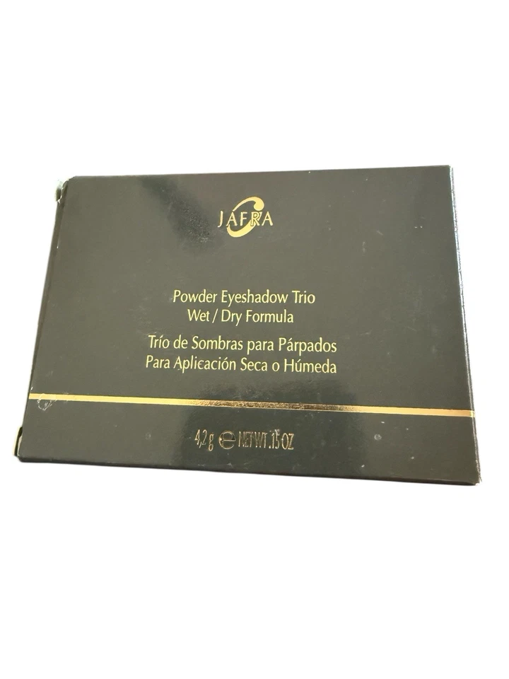 Jafra Powder Eyeshadow Trio Wet/Dry Formula "Cote D’azur" Rose Bleu Lumiere NEW - Image 3 of 4