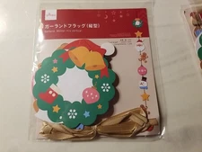New DAISO Vertical Winter Mix Garland Christmas Decoration