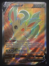 Leafeon V (Full Art) 166/203 SWSH07: Evolving Skies Holo on eBay