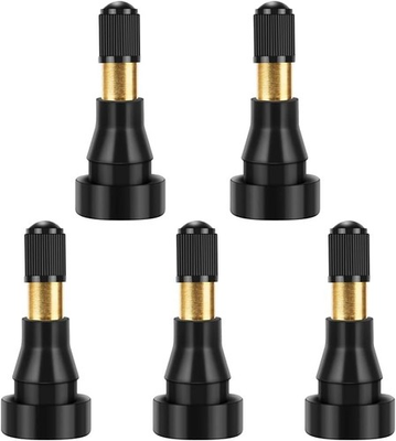 #ad 5 Pcs High Pressure Tire Valve Stems Heavy Duty Rubber Snap in Valve TR600 $15.88
