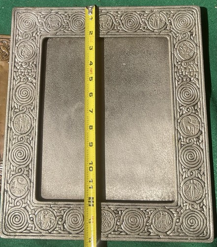 antique Tiffany Studios huge picture frame, Zodiac #920, c. 1910, silver plated - Picture 3 of 13