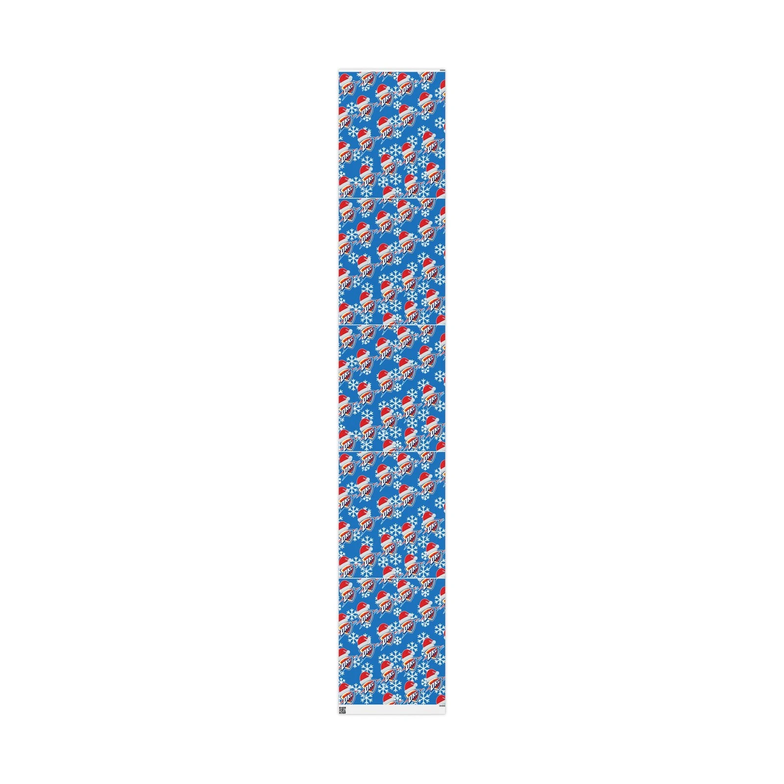 Oklahoma City Thunder Gift Wrapping Paper for Holidays Christmas