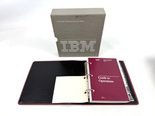 Vtg IBM Guide to Operations 7372 Color Plotte...