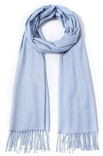 Pashmina Shawls and Wraps Large Scarfs for Women Wedding Party Light Blue