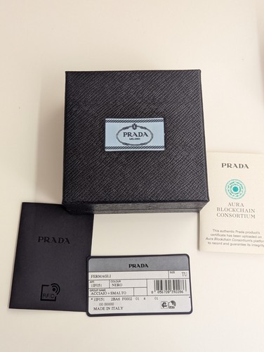 Pinzas para el pelo de metal Prada - Imagen 3 de 4