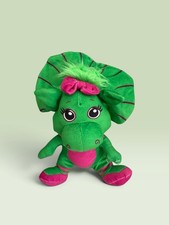 Barney Friends Baby Bop Plush Triceratops Dinosaur Stuffed Animal Green Pink
