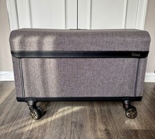 DISCONTINUED NWT Cricut Craft Tweed Rolling Storage Case Tote, Includes Shipping