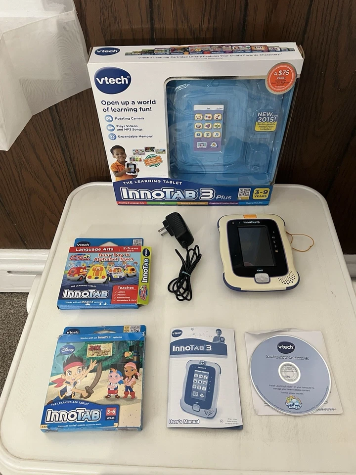 V-Tech Innotab 3 Plus With 2 Extra Games *Read* - Image 2 of 4