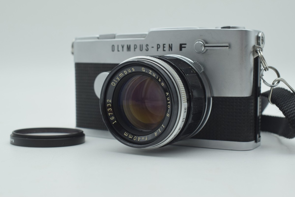 Exc+++] Olympus PEN-F Film Camera + G.Zuiko Auto-S 40mm f/1.4 Lens