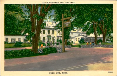 Postcard: 221:-SOUTHWARD INN, ORLEANS SOUTHWARD INN CAPE COD, MASS. KI