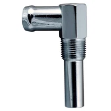 Heater Hose Elbow Fitting 260 / 289 / 302 Chrome for 1964 1/2 - 1973 Mustang