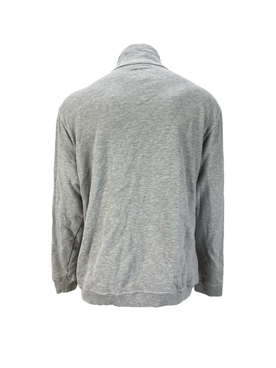 STEVEN ALAN Men's Gray Funnel Neck Long Sleeve Sweatshirt Sz STEVEN ALAN Men's Gray Funnel Neck Long Sleeve Sweatshirt Sz