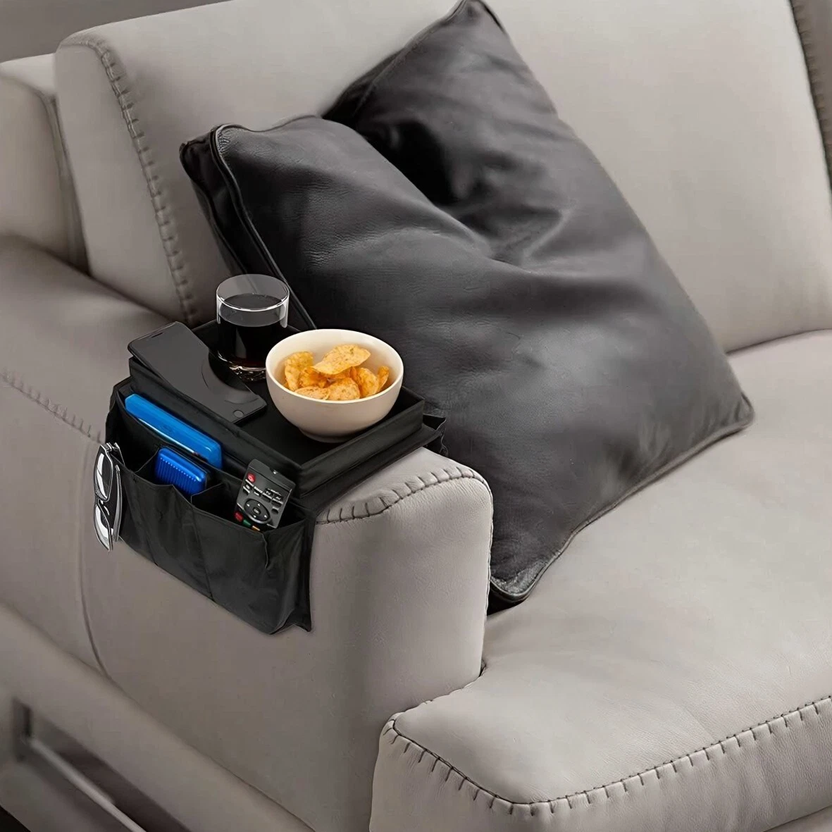 Wooden arm chair caddy online