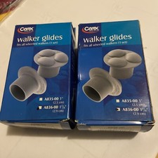 Walker Glides Fits All Wheeled Walkers 2 Set 2 Boxes New