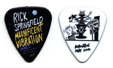 Rick Springfield Magnificent Vibration Biker Guitar Pick - 2014 Tour