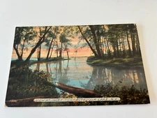 View at Inlet to Chautauqua Lake New York Postcard