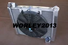 3 core aluminum radiator + fan for Corvette 1961 1962