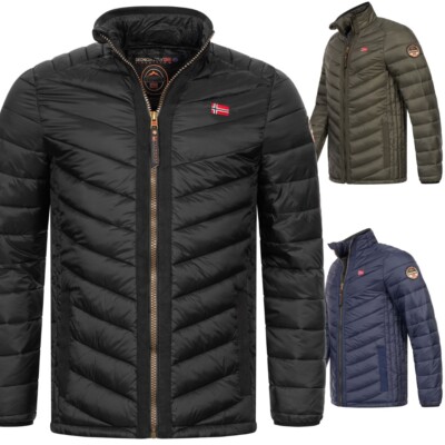 Geographical Norway Herren Herbst Jacke Blouson Steppjacke