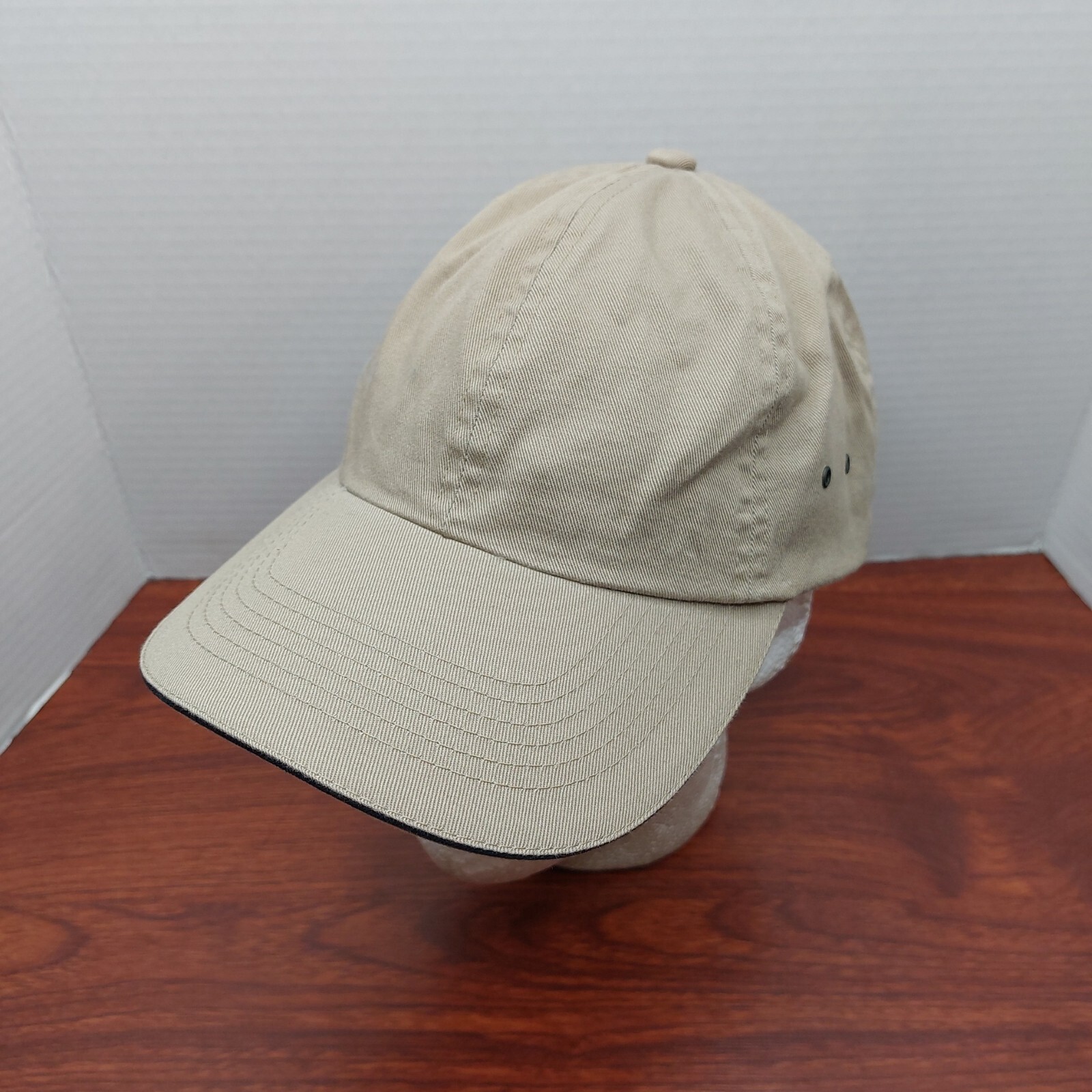 Khaki Strap Back Dad Hat Cap - image 3