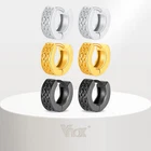 VNOX Viking Knot Hoop Earrings for Men, Stainless Steel Small Huggies Earrings