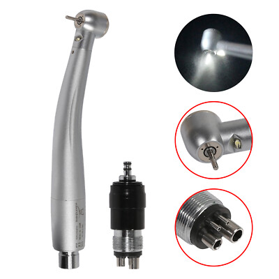 Dental E-generator LED High Speed Handpiece Large Head /4Hole Coupler Fit NSK SA