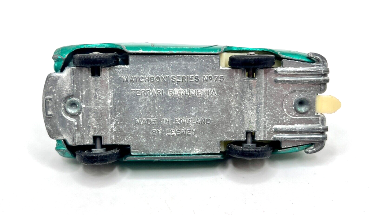 ミニカー MATCHBOX No.75 Ferrari Berlinetta Vintage Lesney Matchbox Ferrari Berlinetta Green No. 75