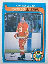 1979-80 John Gould 282 OPC Buffalo Sabres O-Pee-Chee Hockey Card 0659M