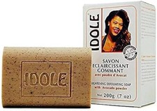 IDOLE LIGHTENING EXFOLIATING SOAP WITH AVOCADO POWDER - JUMBO SIZE - 7 OZ/200 G