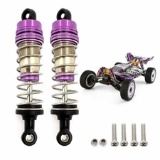 RC Car Front Rear Shock Absorber Upgrade Set For 1/12 1/14 Wltoys 124019 144001
