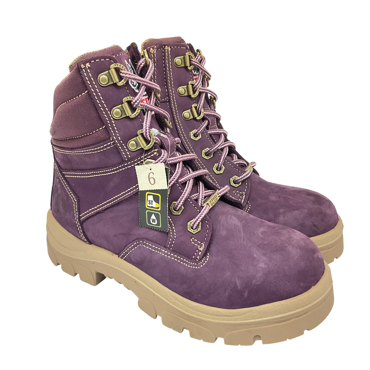 Steel Blue Women's Southern Cross Side-Zip Work Boots BMP541294